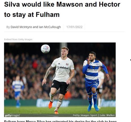 富勒姆爆料最新消息,球队动态及转会传闻一览 第3张 富勒姆爆料最新消息,球队动态及转会传闻一览 第3张